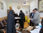 مراسم تکریم ومعارفه ی فرمانده بسیج دانشجویی