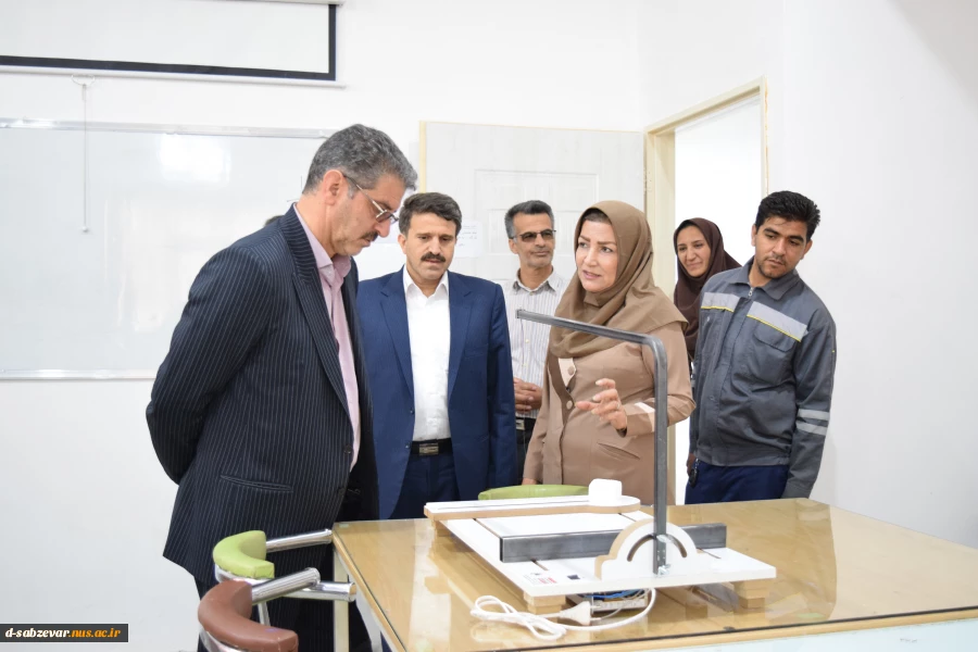 بازدید معاونت محترم اداری ،مالی و مدیریت منابع انسانی دانشگاه فنی و حرفه ای از آموزشکده های فنی سبزوار  9