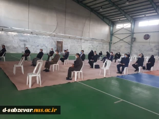 برگزاری مراسم زیارت عاشورا در دانشکده های فنی سبزوار همزمان با فرا رسیدن ایام سوگواری اربعین حسینی  4