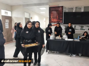 حرکت خودجوش دانشجویان محترم رشته ی تربیت کودک دانشکده فنی و حرفه ای دختران سبزوار در برگزاری مراسم سوگواری بانوی دوعالم حضرت فاطمه زهرا (س) 6