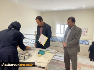 بازدید نماینده محترم هیات نظارت، ارزیابی و تضمین کیفیت دانشگاه فنی و حرفه ای از حوزه برگزاری امتحانات حضوری دانشکده های فنی و حرفه ای سبزوار 4