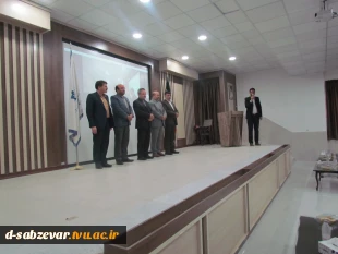 حضور معاونت محترم فرهنگی و دانشجویی دانشگاه فنی و حرفه ای جناب آقای دکتر جلیلی  در دانشکده های فنی و حرفه ای سبزوار 5